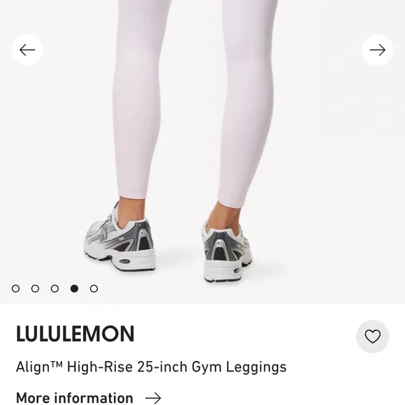NWT lululemon BLISSFUL PINK align 25” leggings size US 4 - Picture 8 of 15